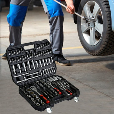 Socket And Ratchet Wrench Toolbox, 171 or 216pc Set
